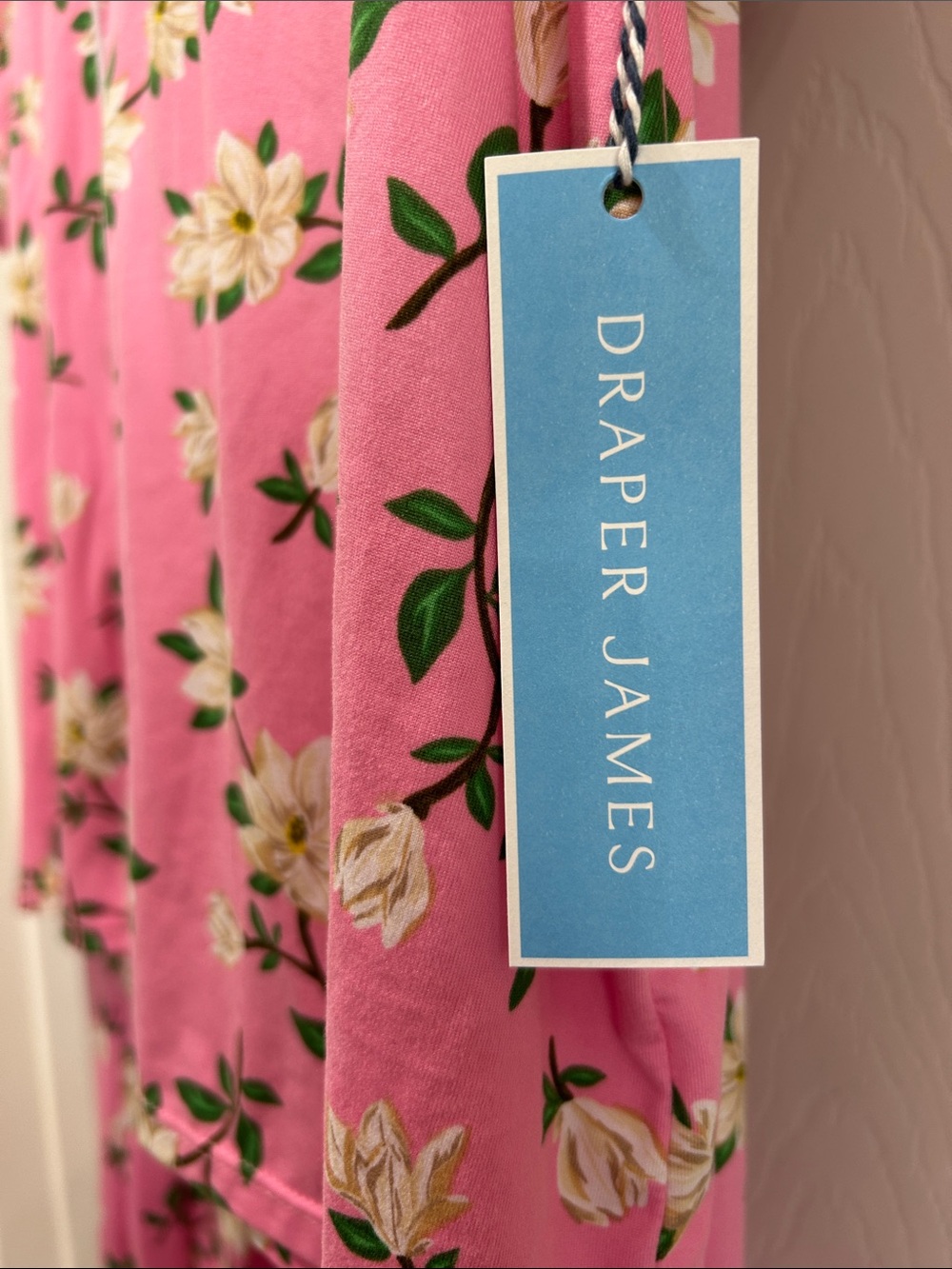 Draper James Cozy Women’s Pink Floral Short Sleeve Pajama Set, XXL, NWT
